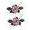 Curtain Tiebacks Flower Styles Curtain Tie-Gradient purple 1