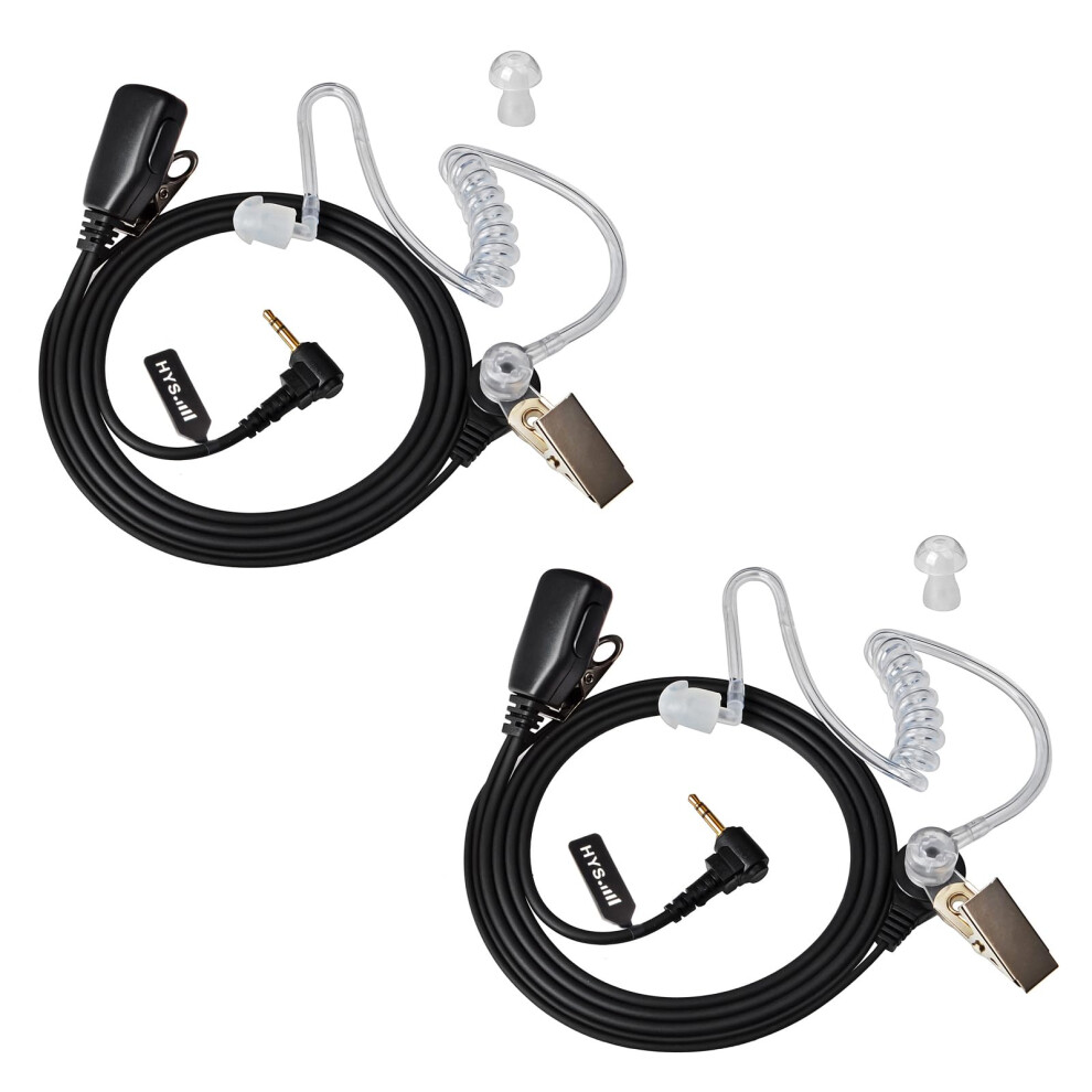 Hys 2.5Mm 1Pin Walkie Talkie Earpiece With Mic, Security Headset Compatible With Motorola Tlkr-T60 T61 T62 T80 T81 T82 T-92 H2o T80 Extreme T82 Extre 42632405