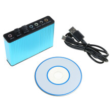 Carte son externe USB 5.1/7.1 (6 canaux) Soundbox Son surround