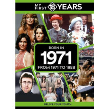 My First 18 Years Born in 1971 by TDM Publishing Hardcover Book