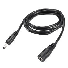 sourcing map Power Extension Cable 4.92ft 1.5M 1.35mm x 3.5mm for Adapter Cord