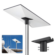 Justech Starlink Gen 3 Pipe Adapter - Universal Adjustable Pole Mount for Standard Dish V3 (Kickstand Dishy), 360 Rotating & 20 Tilt Aluminium Allo