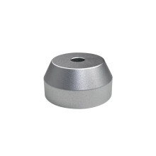 45 Rpm Adapter for 7 Inch Vinyl Silver Universal Aluminum LP Vinyl Turntable Center Adapter Solid Durable