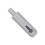 Dental weak suction valve, gray, PP material, high temperature sterilizable 1