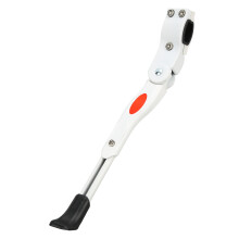 Suporte lateral ajustável em liga de alumínio para bicicleta, resistente e durável, com superfície antiderrapante. Ideal para bicicletas de 24