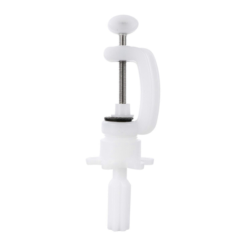 Kricely (As Show, One Size) Mannequin Head Stand Adjustable Wig Holder For Hairdressing Practice Training