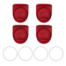 Silicone Seal Rings For 40oz Tumblers Leakproof Design Easy-red