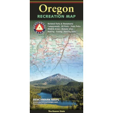 Oregon Recreation Map by Benchmark Maps Other Book