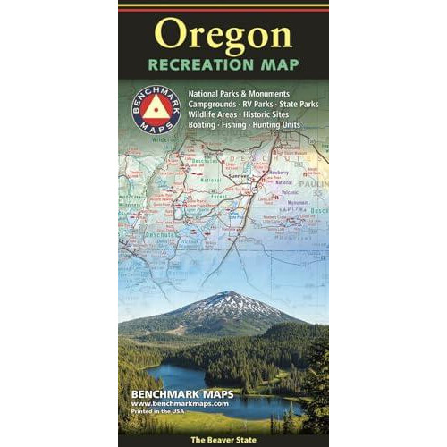 Oregon Recreation Map by Benchmark Maps Other Book