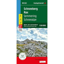 Schneeberg Rax Hiking Cycling and Leisure Map Other Book