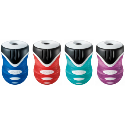 Maped Clean Grip 1 Hole Pencil Sharpener Assorted