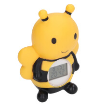 Thermomètre de bain pour bébé en forme d'abeille avec alarme, dimensions 11,5 x 8,6 cm, étanchéité IP67