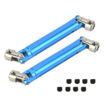 Replacement Driveshafts for RC Crawler Cars, High Strength CNC Machined Aluminum Alloy Drive Shafts Smooth Function Precision Performance Compatible w
