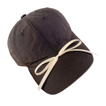 Chapeau de Baseball à nœud papillon pour femmes, élégant,-Noir