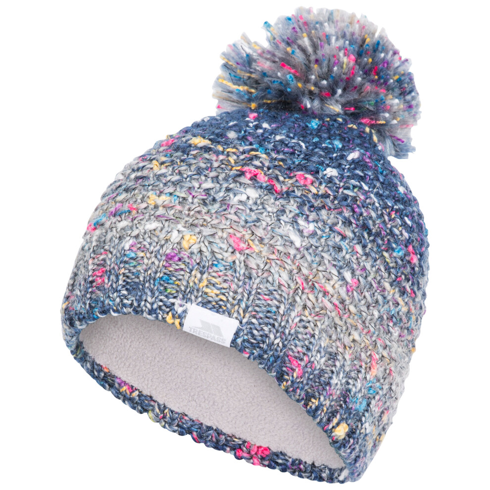 Trespass (Each, Cosmic Blue) Womens Pom Pom Hat Knitted Beanie Kellisa