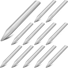 12pcs 6 Inch Laboratory Curved Metal Bead Spoons with Round Tips for Scooping Transferring Mixing Pastes Classroom Tools