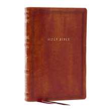 RSV Personal Size Bible with Cross References Brown Leathersoft Sovere