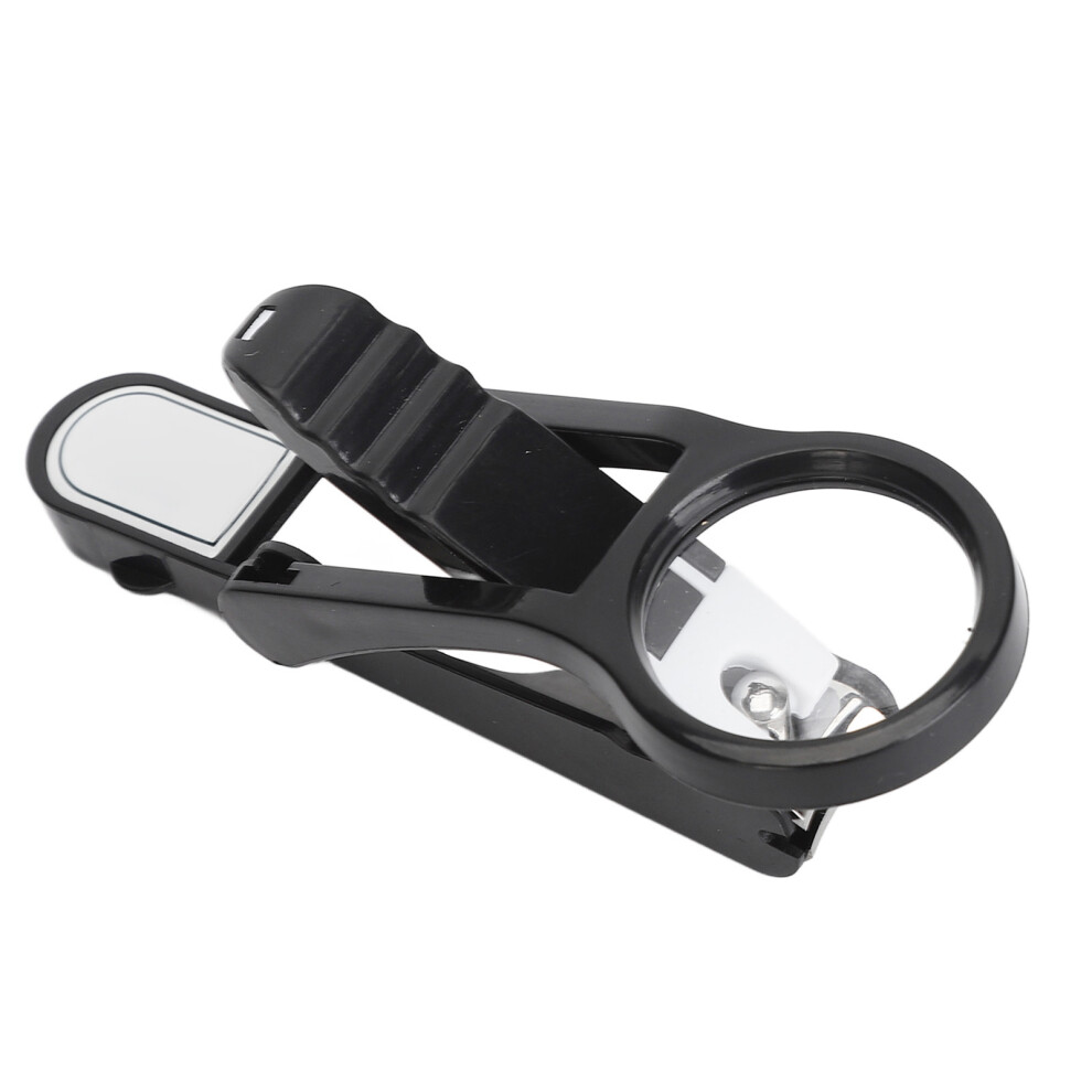 Elderly Nail Clipper with Magnifying Glass, Anti-Splash Plastic & Steel