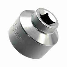 Heavy Duty 27mm Oil Filter Wrench Low Profile 6-Point Socket for Automotive