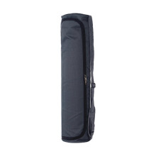 Yoga Mat Opslagtas, Linnenmateriaal 72x17cm, Instelbare Schulderband Zwart Grijs
