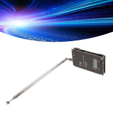Transmetteur FM professionnel 2000M 76‑108MHz 0,5W Module stéréo Affichage LCD