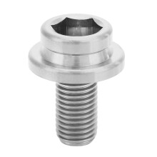 Hex Head Crank Fixing Bolt Titanium Alloy Anti Corrosion CNC Processing Precision Threads Firm Connection For Mountain Bicycle Road Cycle
