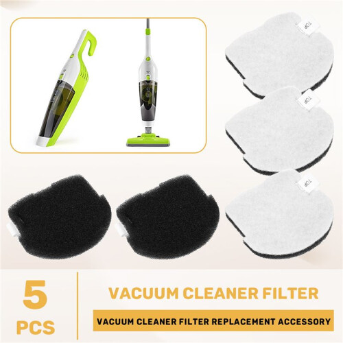 5Pcs/Set Handheld Vacuum Cleaner Filter Replacement Accessory Fit for Midea S3-L041C 1