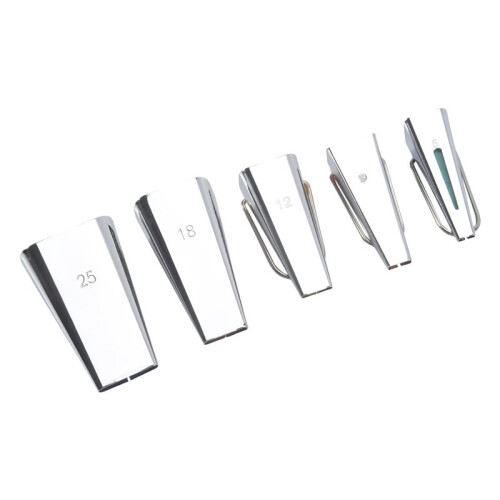 5Pcs Sewing Accessories Bias Tape Maker Set Patchwork Tools 6/9/12/18/25 mm Bias Binding Tape Maker 1