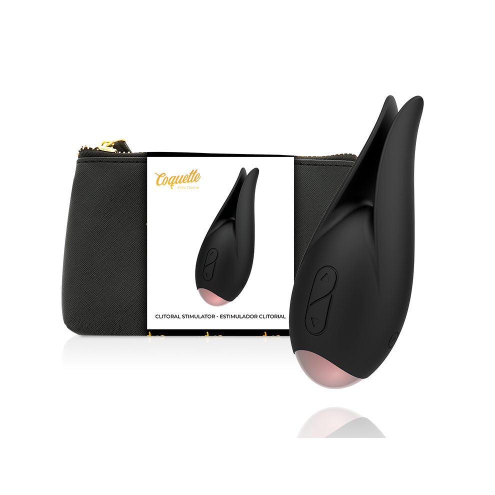 Coquette Toys Black/Gold Coquette Chic Desire - Clitorial Stimulator / Flower