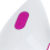 OHMAMA - TEXTURED VIBRATING EGG 10 MODES PURPLE AND WHITE 4
