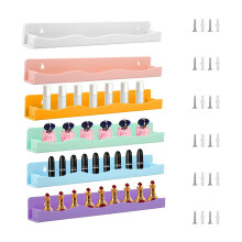 Pack of 6 Large Capacity Shelf for Nail Polishes Wall Mounted