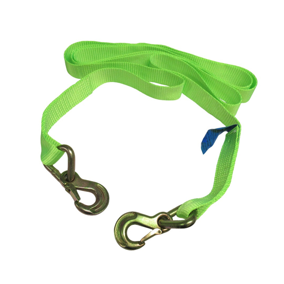Heavy Duty Recovery Tow Strap With Hooks 5 Ton (4M Hi Vis Car Van) 600988566934