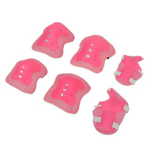 Kinder rosa Roller Skating Knieschoner und Ellbogenschützer, verstellbares atmungsaktives Mesh-Set