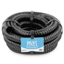 (32mm 1.25 Inch 5m) Pisces Black Flexible Garden Pond Corrugated Filter Pump Hose Tubing Natural Looking Hidden Tubing