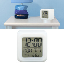 Kids Digital LED Clock, 7 Colors Night Glow, Portable, 8cm
