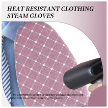 Clothing Steam Iron Gloves Steam-Proof Gloves Heat-Resistant Clothing Steam Gloves Clothing Steam Accessories Pink