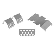 Voor Axiale Scx10 II 90046 47 90059 60 Metalen Chassispantser Voorste Beschermplaat Asbeschermei