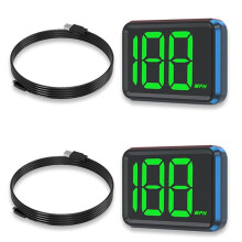 2X GPS Speedometer for Car Universal MPH Speedometer USB Connect Digital Speed Display Heads