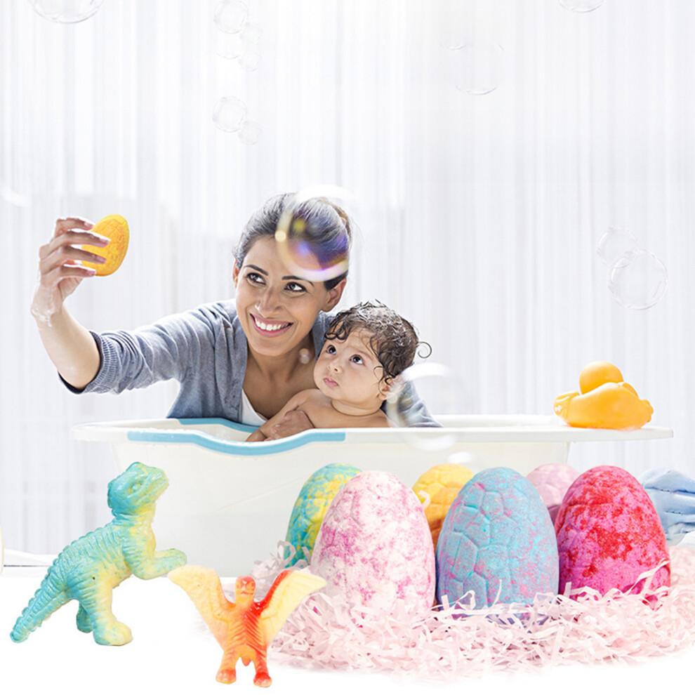 6Pcs Dinosaur Egg Bath Bomb Gift Box