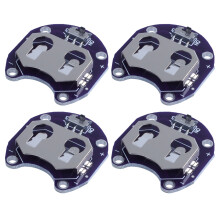 6 x Coin Cell Battery Holder for CR2032 - with
