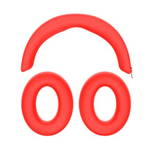 Ohrpolster für MOMENTUM 4.0 Kopfhörer, Silikon-Schutzhülle, Ohrenschützer, Kopfbügel, Reparaturteile, Rot