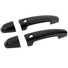 Car Exterior Door Handle Cover Trim Decor for Camaro 2016 2017 2018 2019 2020 Accessories, ABS Carbon