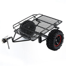 Metal Trailer Car Hopper Trail for Axial SCX10 Trx4 RC4WD D90 Redcat 1/10 RC Crawler Car DIY Parts
