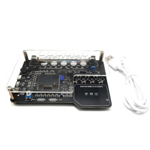 Kit de Compteur Geiger DIY Module Assemblé DéTecteur de Rayonnement NucléAire DéTection de Rayons X γ β Testeur de Rayonnement à éCran OLED