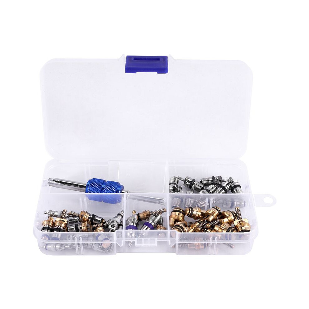 40Pcs Air Conditioning A/C Valve Core R12 R134a Valve Stem Cores Remover Tool For Car, Auto Air Conditioning Tool 6033805476330