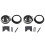 2X Folding Cup Holder Multifunction Car Drinks Holders for  Jimny JB64/JB74 2018-2023, B 1