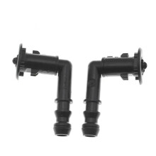 1 Pair Front Headlamp Washer Spray Nozzle Cover Jet Cap 28642-1KA0A 28641-1KA0A for Juke 2010-2015