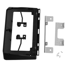 Car Radio Fascia for  Clio 5 2021 9 Inch Stereo Panel Harness Adapter Frame