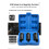 Motorcycle Clutch Nut Disassemble Socket Set, Steel, 3 Sizes 1