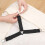 4pcs Elastic Bed Sheet Holders Adjustable Black Bed Sheet Fasteners 5